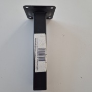 Nóżka meblowa kwadratowa czarna 15 cm