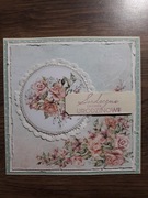 kartka z okazji urodzin, ręcznie wykonana