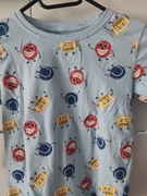 Tshirt błękitny niebieski piłka 122