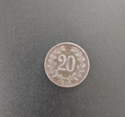 Austria 20 halerzy 1918.