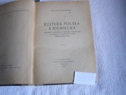 KSIĄŻKA-KULTURA POLSKA A NIEMIECKA-TOM 1-2