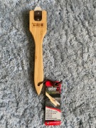 Weber szczotka do grilla 30cm bambusowa stalowa