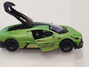 Model samochodu dla dzieci ze stopu metali, zielony