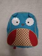 Niebieski kolorowy plecak przedszkolny sowa do przedszkola jak Skip Hop