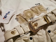 Komplet Bluza spodnie Wójcik złoto unikat 92/98 