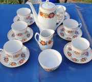 Zestaw kawowy Chodzież lata 60