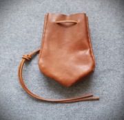 Skórzana sakiewka