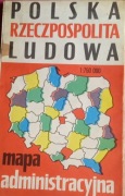 MAPA ADMINISTRACYJNA PRL  1979 r