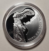 Srebrna moneta 10 zł Zbigniew Herbert 2008 Ag 925 Nike Lustrzana Kapsel