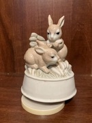 pozytywka ceramiczna KROLIKI ZAJĄCE vintage stara