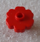LEGO 4728  roślina kwiat 2x2 otwarta wypustka - czerwony