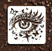 Szablon malarski - oko , do malowania, DIY, scrapbookingu Nr 32