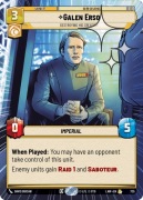Star Wars: Unlimited - LAW - Galen Erso (R) Hyperspace FOIL