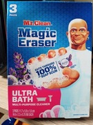 Magiczne Gąbki 3 szt. Oryginał Mr.Clean USA ULTRA BATH