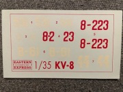 Kalkomania KV-8 sKala 1/35