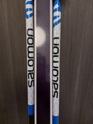 Narty biegowe Salomon RC8 z kijami i butami, pokr.. dł. 2006. Rozm. buta 10