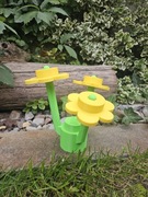 Duże kwiaty w stylu lego