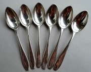 srebro 800 - łyżeczki Frageta wzór poznański - Polska, lata 50 XX wieku