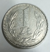 Moneta 1 zł 1977 rok.