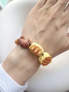 bransoletka bułki retro croissant bagietka