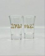 Kieliszki oszukane 15 ml na ślub wesele