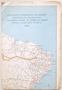 Oryginalna Mapa Drogowa Brazylii 1970