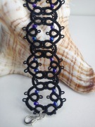 Frywolitkowa bransoletka