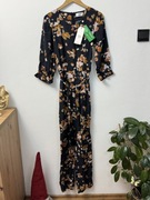 Kombinezon wiskozowy z paskiem wiskoza ecovero jumpsuit Noa Noa ro XS 34