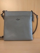 Coach listonoszka szara skóra naturalna