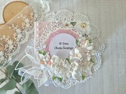 Exploding box kartka 3d pamiątka chrzest pudełko ręcznie robione GOTOWY BOX