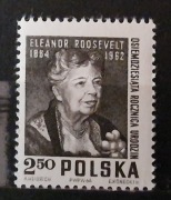 Fi: 1383** 80 rocznica urodzin Eleonory Roosevelt.