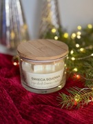 Świeca sojowa w szkle 530 ml | Kremowa Czekolada