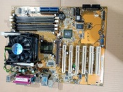 Asus P4S533+X rev 1.01 socket 478 agp+procesor+chłodzenie  sprawna