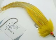Streamer Szczupakowy DWbaits Shiny Yellow 25 cm