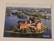 Magnes na lodówkę TRAKAI Troki Wilno Litwa. (4K)