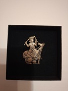 LAJKONIK RYTOSZTUKA SREBRNA BROSZKA