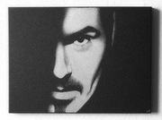 George Michael Obraz na blasze Portret Grawer