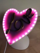 Walentynkowa serdeczna lampka love