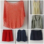 Zestaw ubrań damskich rozm M/L - 18 sztuk