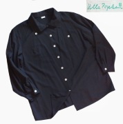 Ulla Popken ładna lejąca w czerni r.50/52