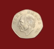 Moneta 10 peso 1981, Meksyk
