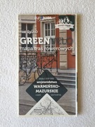 Mapa tras rowerowych Greenvelo Warmińsko-Mazurskie część zachodnia