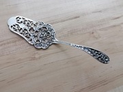 POSREBRZANA ŁOPATKA DO CIASTA TORTU SECESJA 