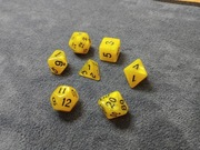 Kości do gier planszowych fabularnych RPG Dungeons and Dragons Warhammer 