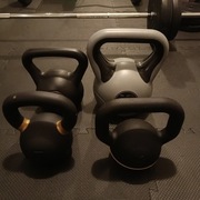 Kettlebell 4szt + piłka SlamBall 12kg