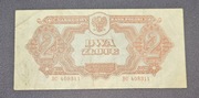 2 złote 1944 seria BC st.3-