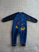 Pajac piżama jednoczęściowa antypoślizgowa koparka St. Bernard 92