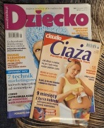 2 archiwalne wydania czasopism Dziecko i Claudia Ciąża 