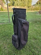 Torba golfowa cart bag na kije golfowe do golfa czarna z kapturem