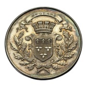 Medal - Francja 1902 - SREBRO waga 46,12 g